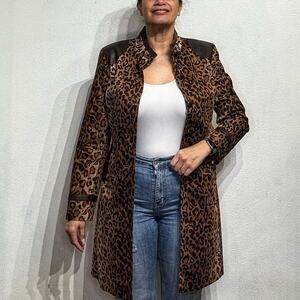 Doncaster Leopard Vintage Jacket Sz 6